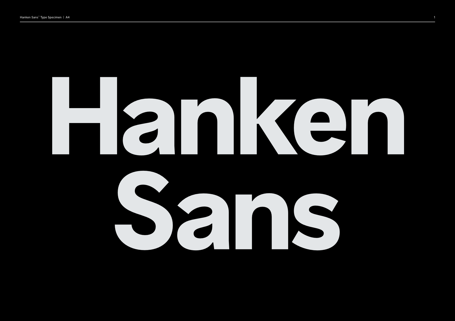 Hanken Sans