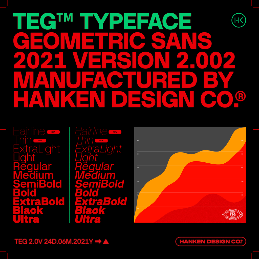 TEG Typeface Update v2.002