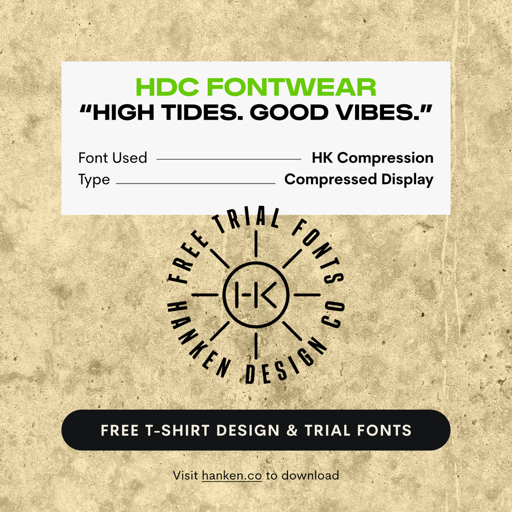 HDC Fontwear: High Tide