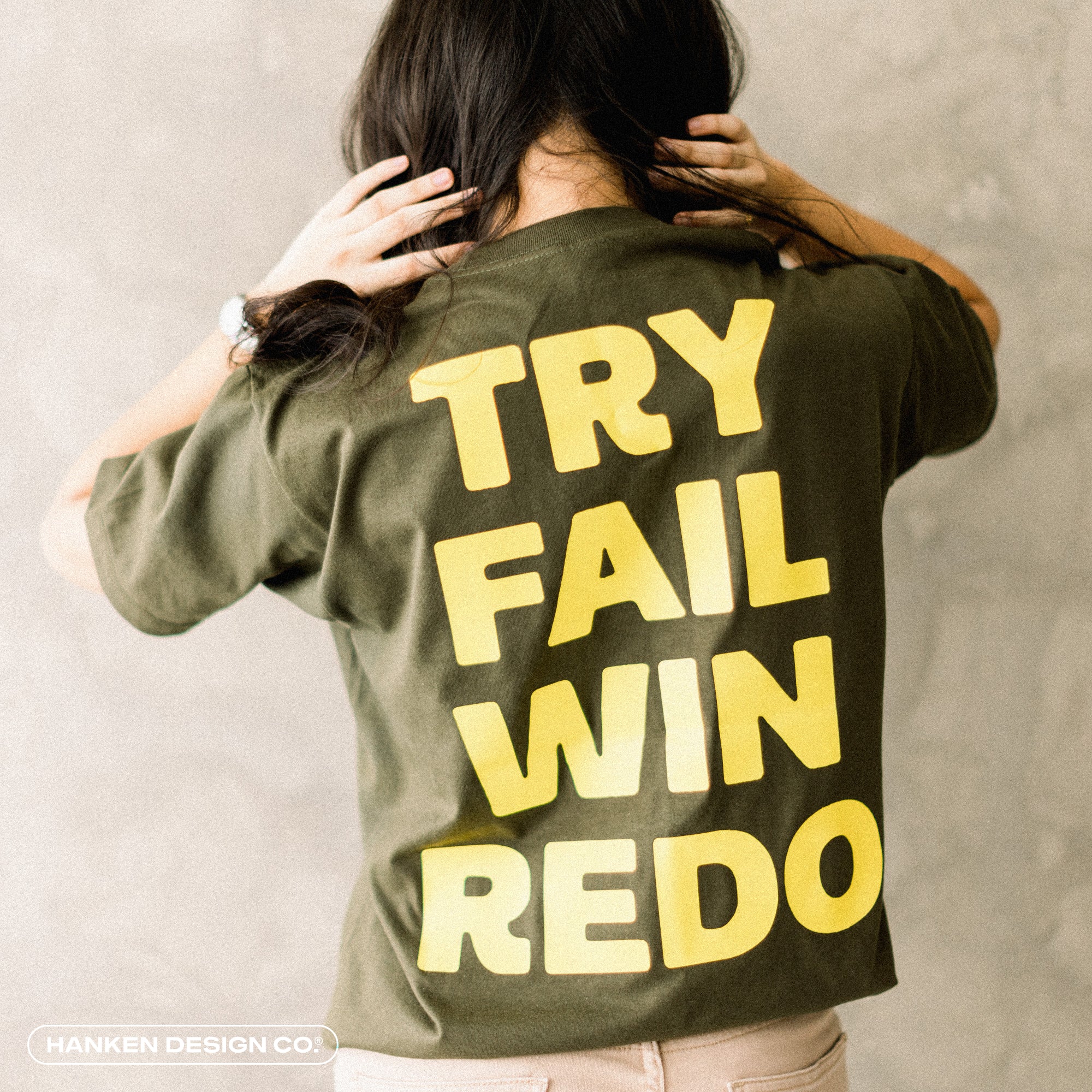 HDC Fontwear: Try Fail Win Redo