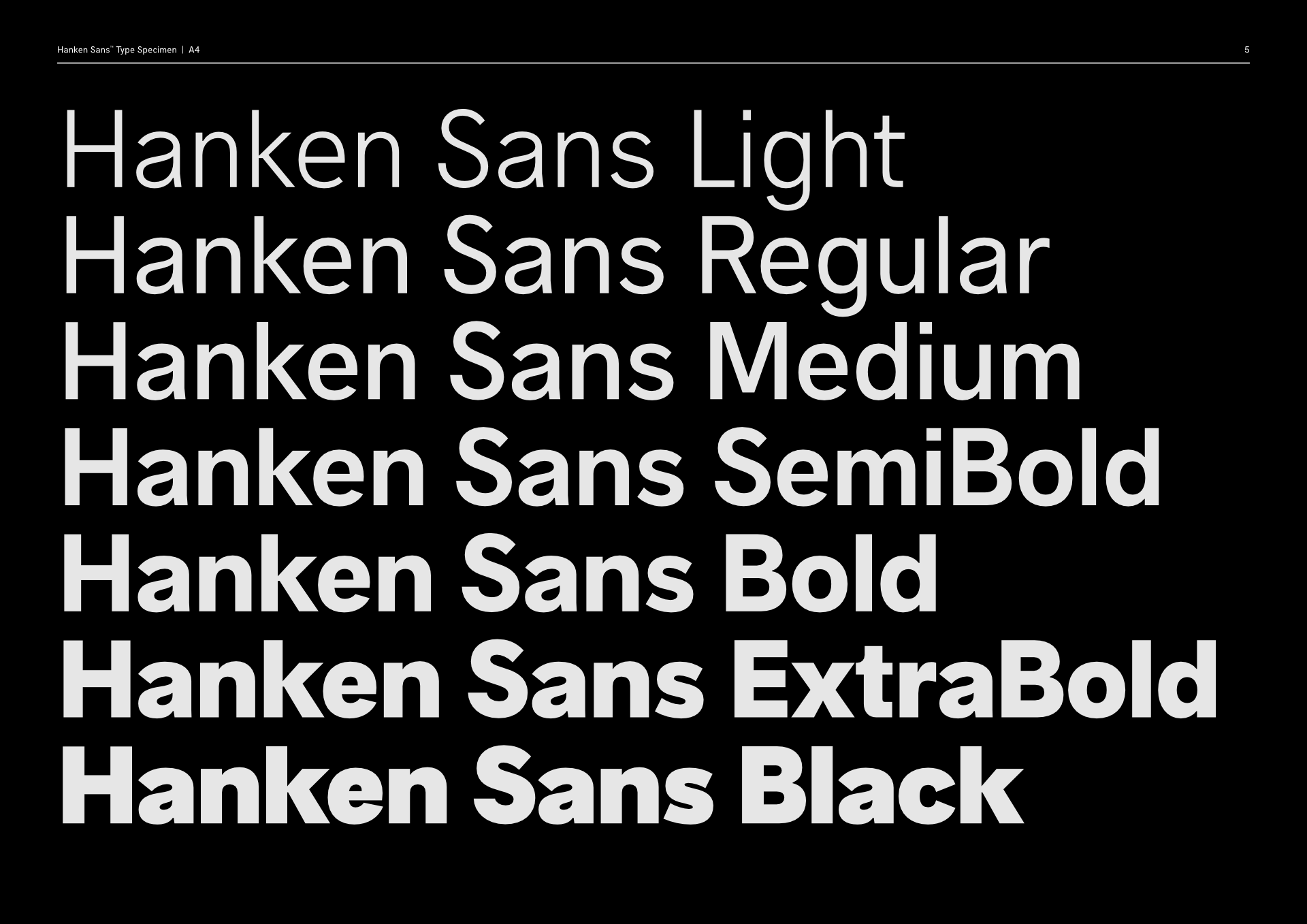 Hanken Sans