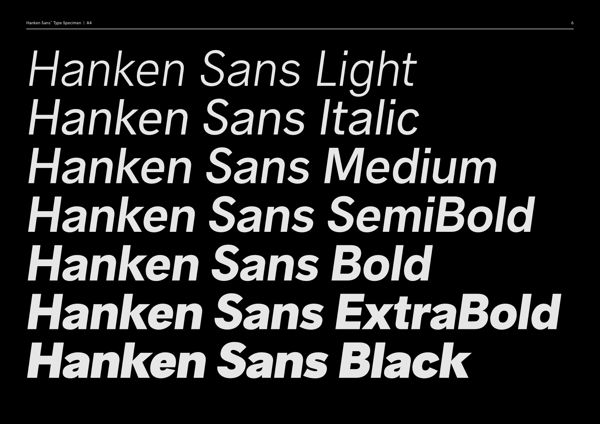 Hanken Sans