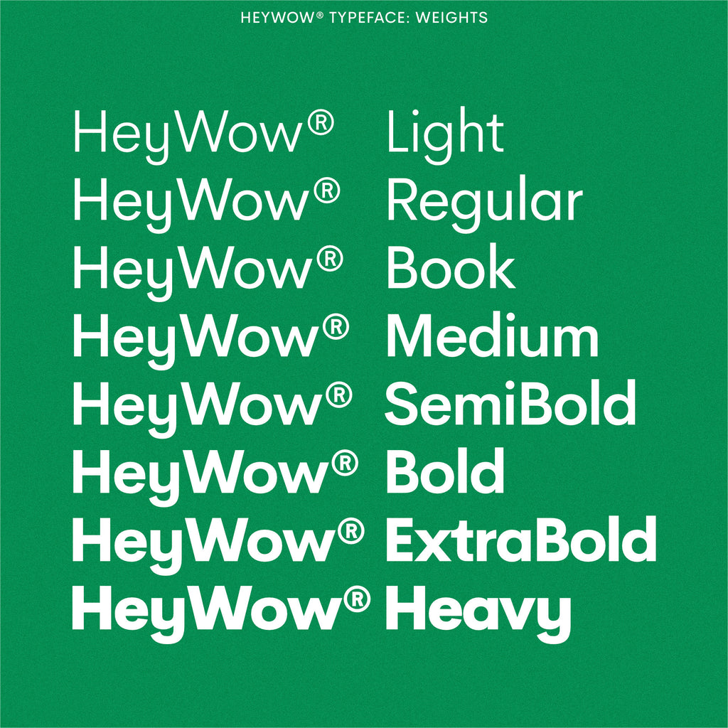 HeyWow Typeface