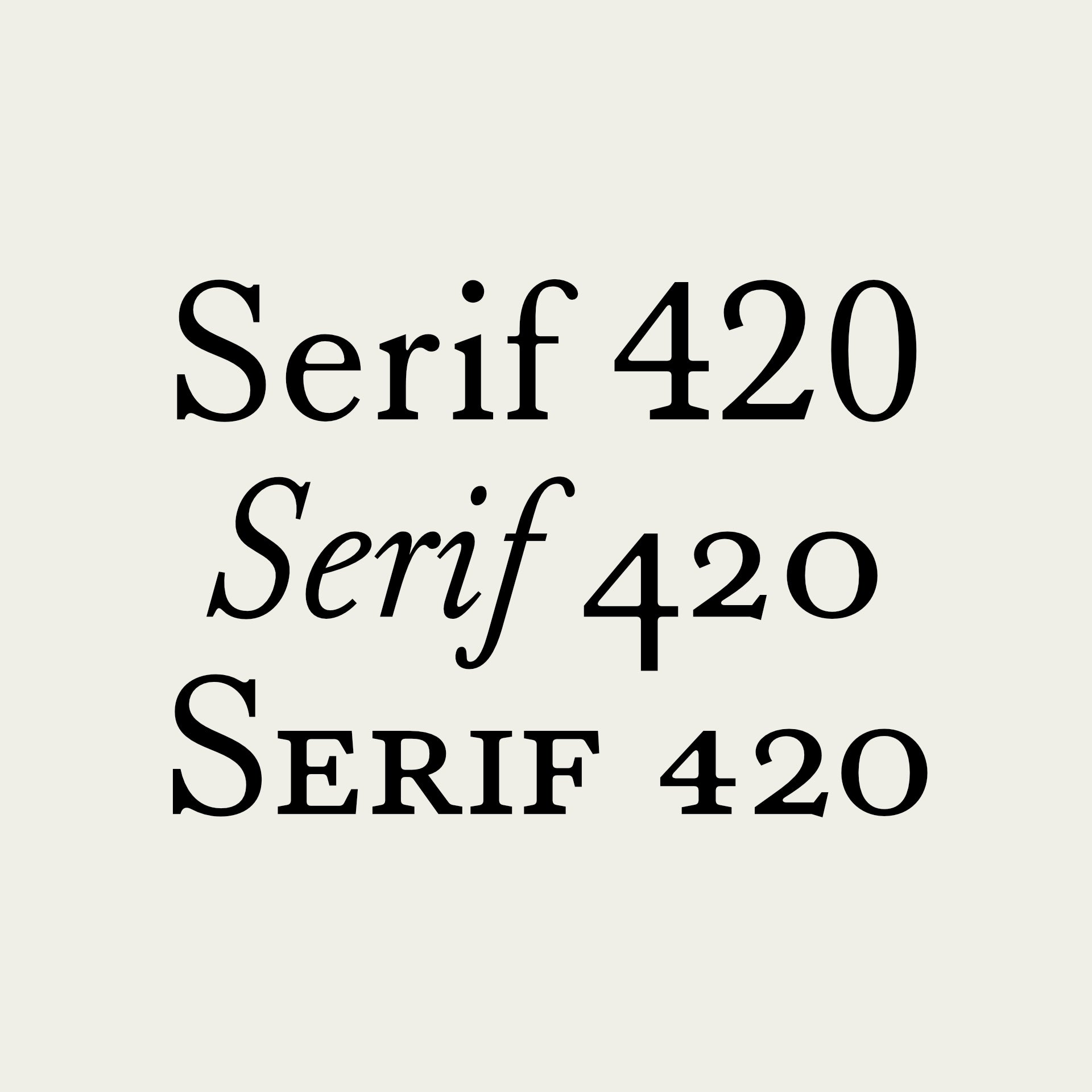 Serif 420